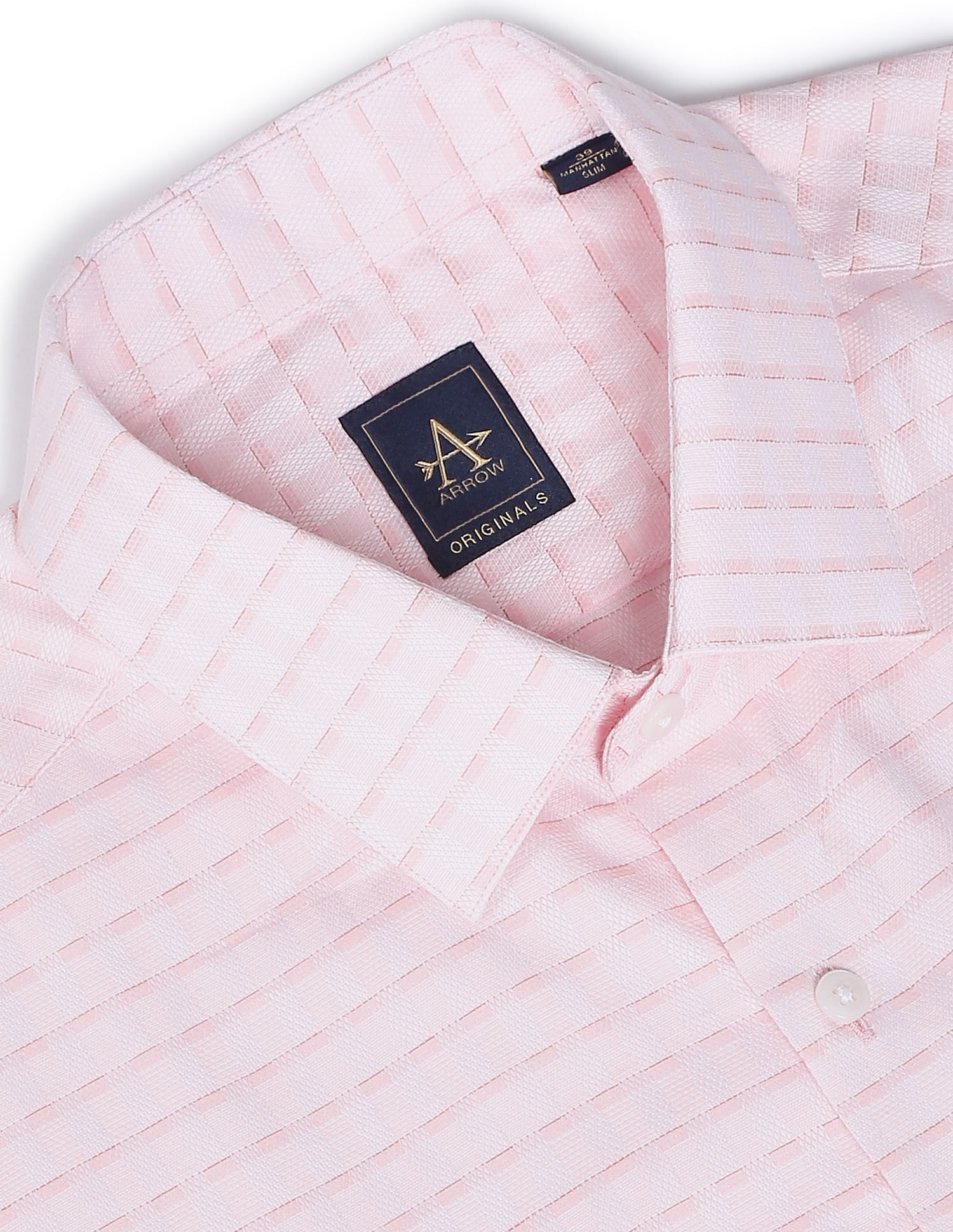 Arrow Patterned Dobby Shirt