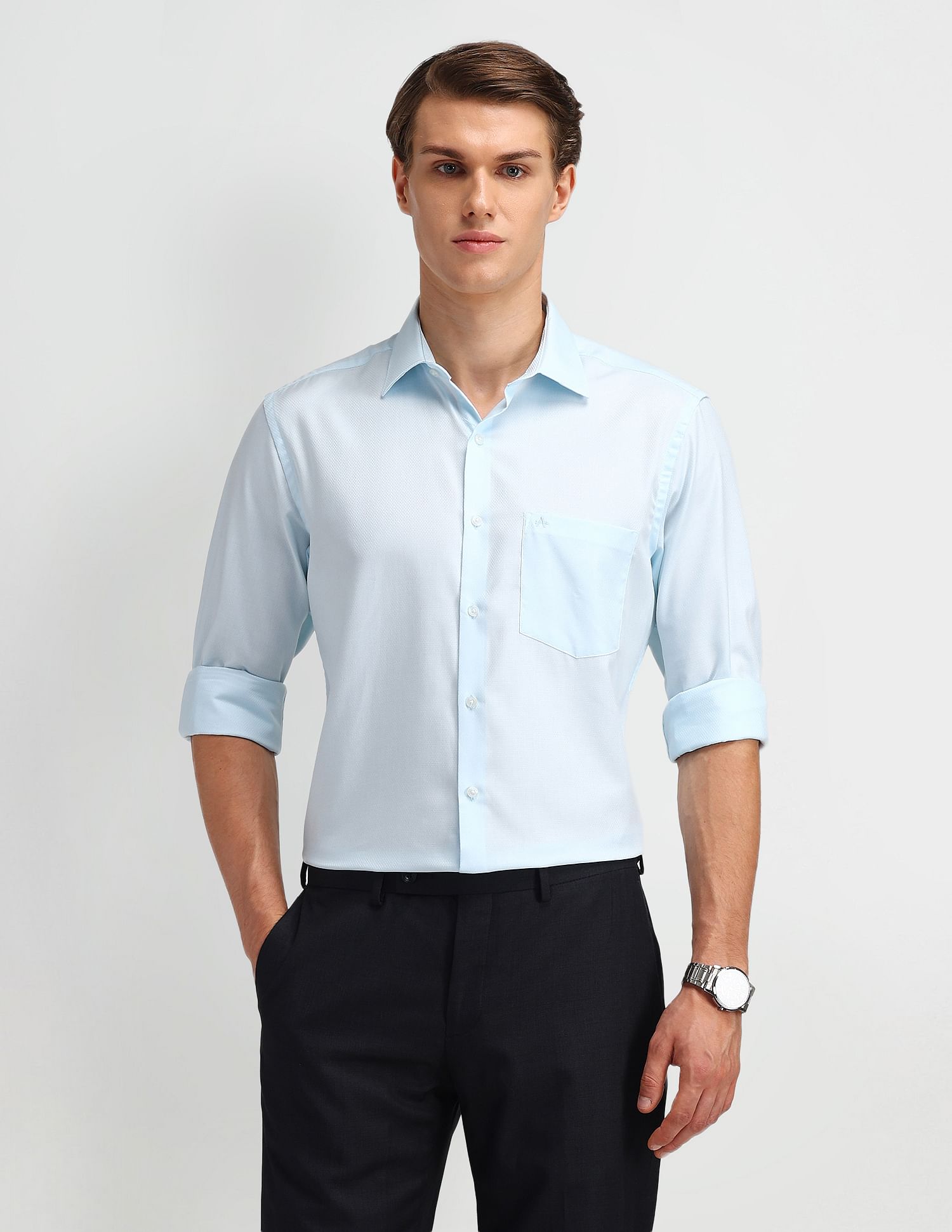 Arrow Liberty Classic Fit Textured Shirt