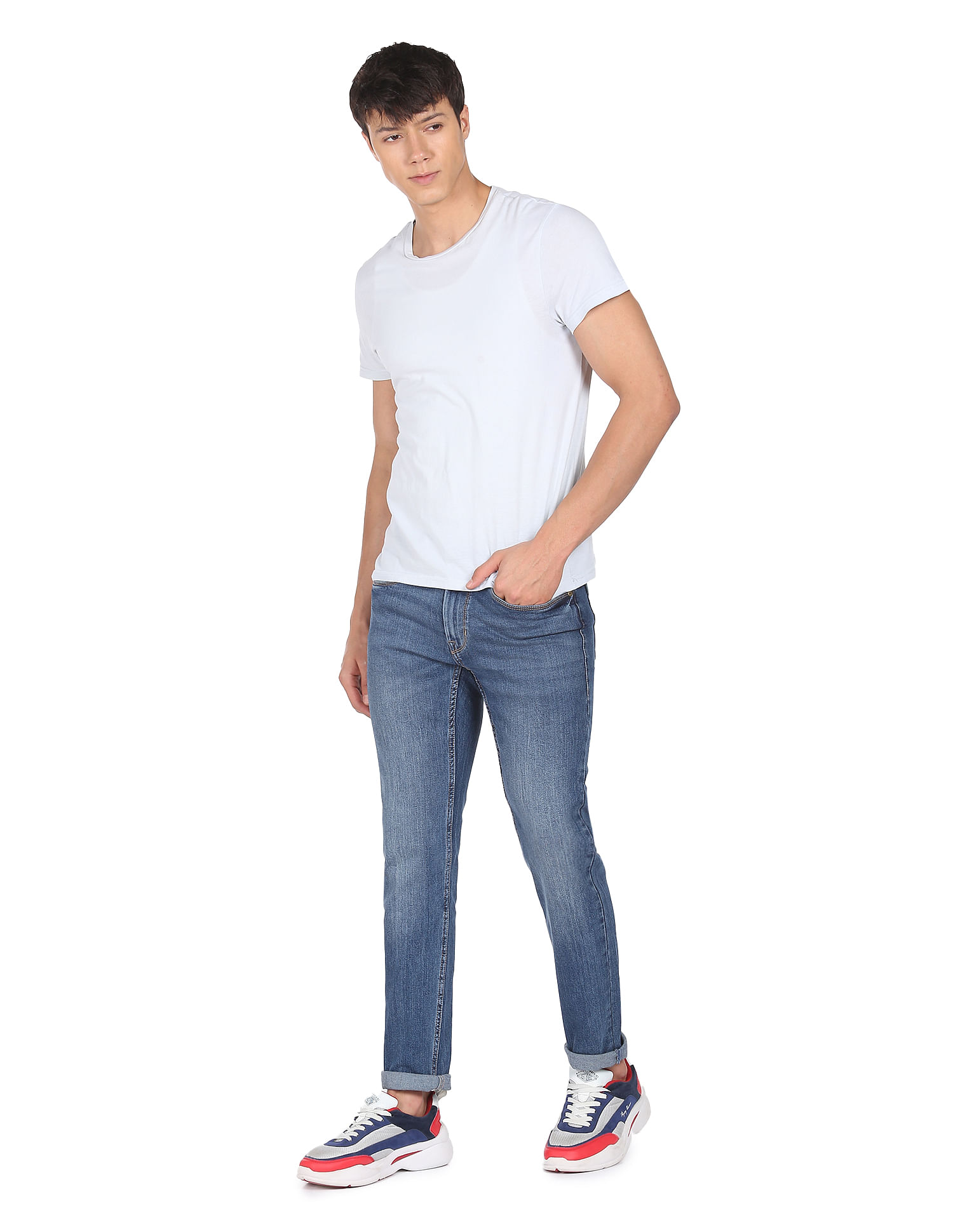 Flying Machine Jackson Skinny Fit Stone Wash Jeans