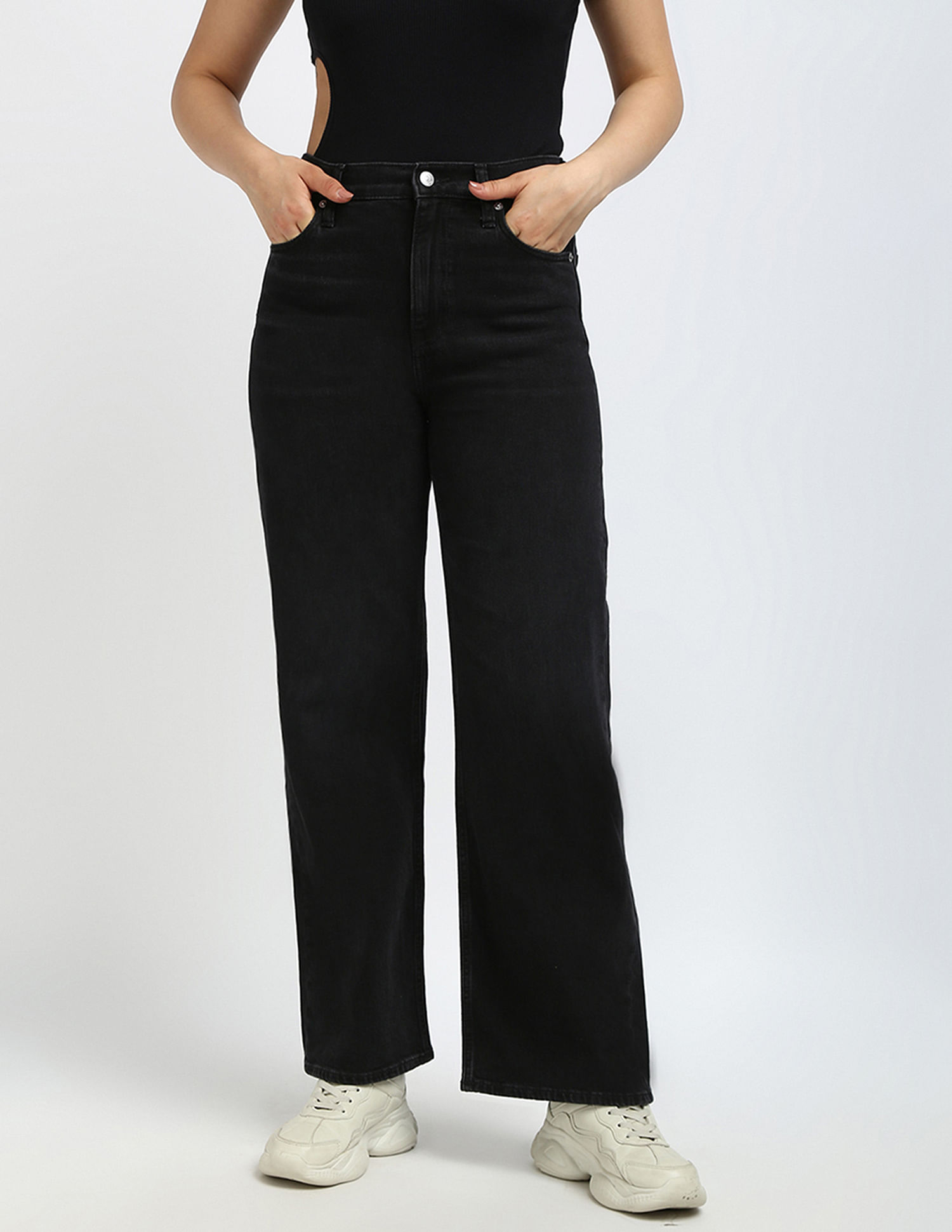 Calvin Klein Jeans Wide Leg Fit Jeans