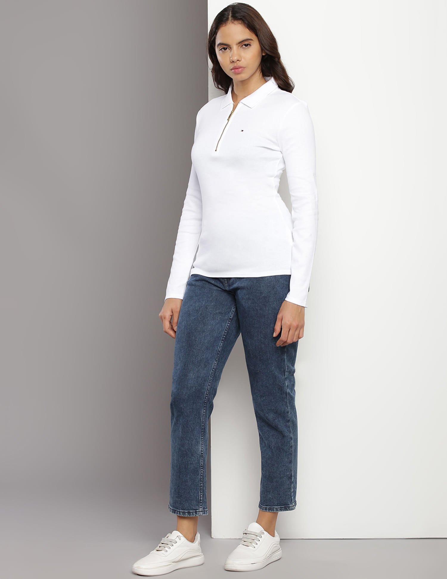 Buy Tommy Hilfiger Long Sleeve Solid Polo Shirt