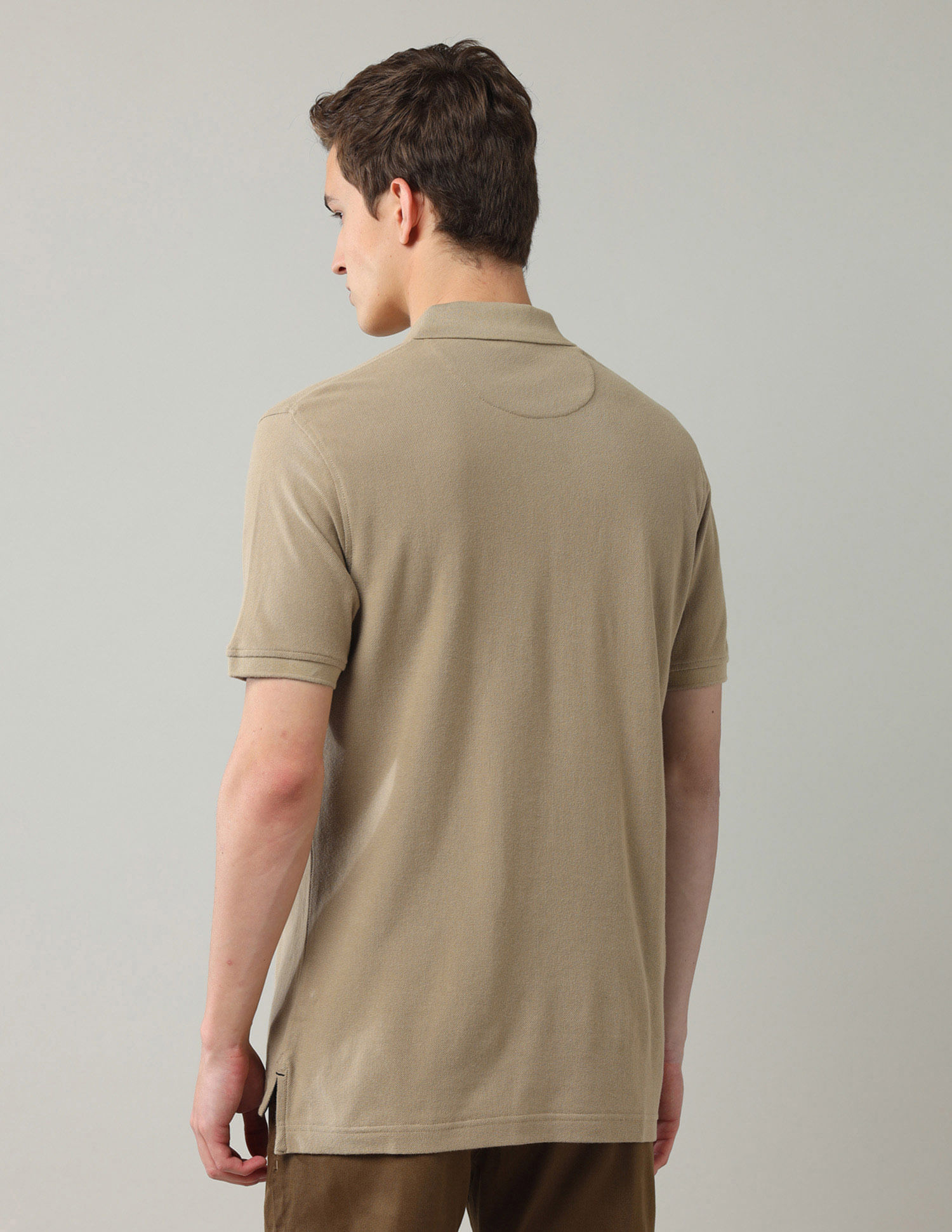 Arrow Sport Vertical Striped Regular Fit Polo Shirt
