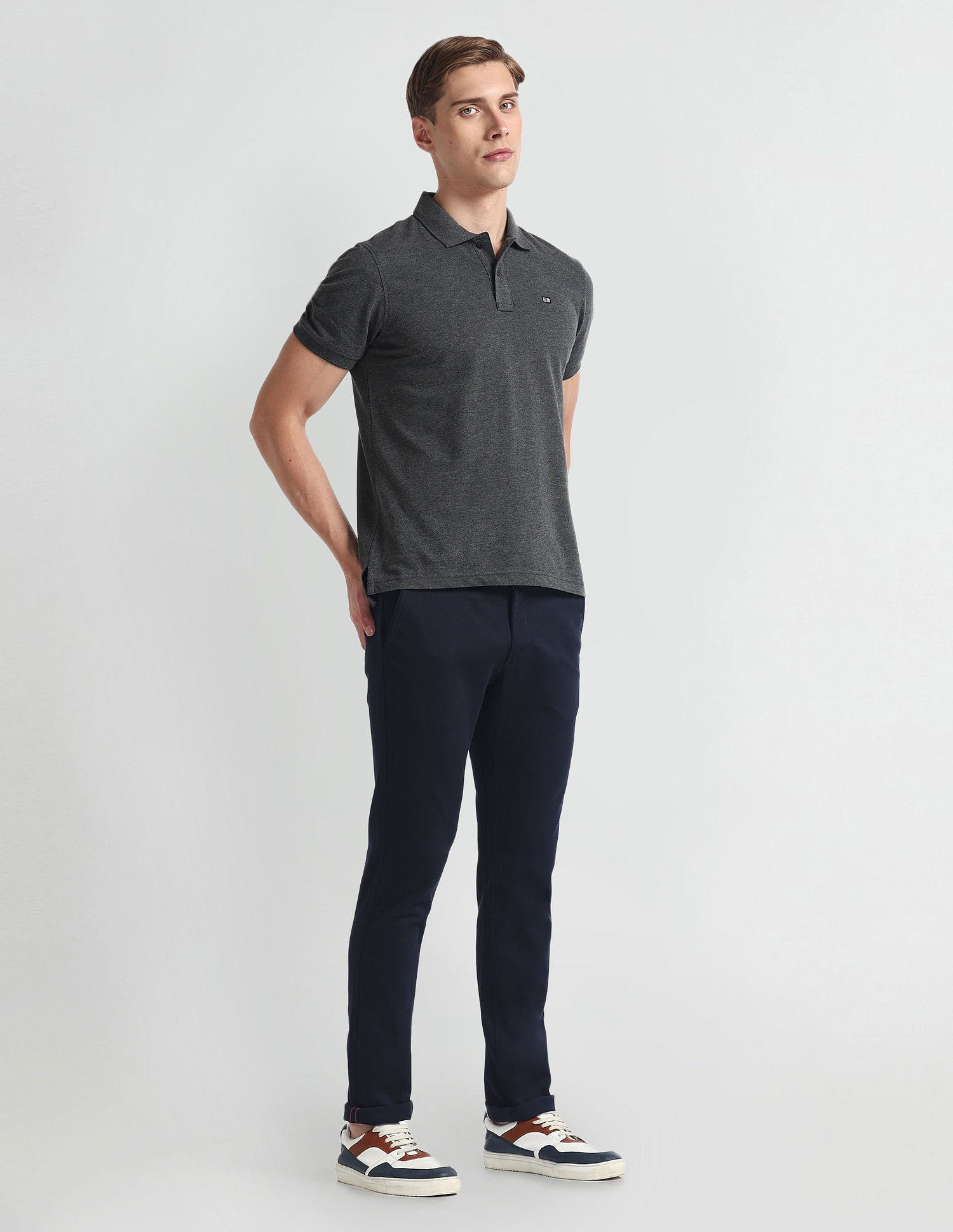 Arrow Sports Mid Rise Autoflex Trousers