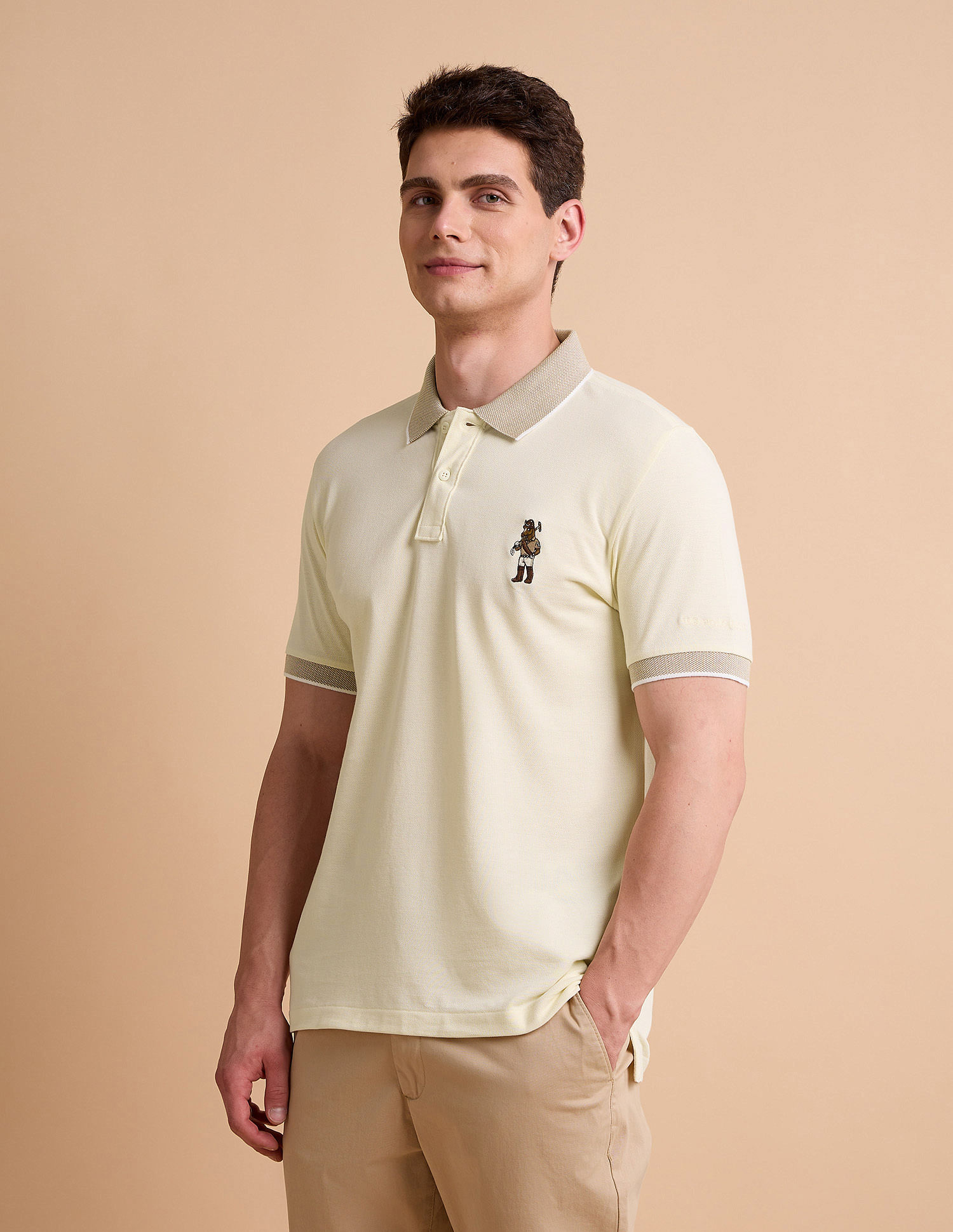 U.S. Polo Assn. Solid Pure Cotton Polo Shirt