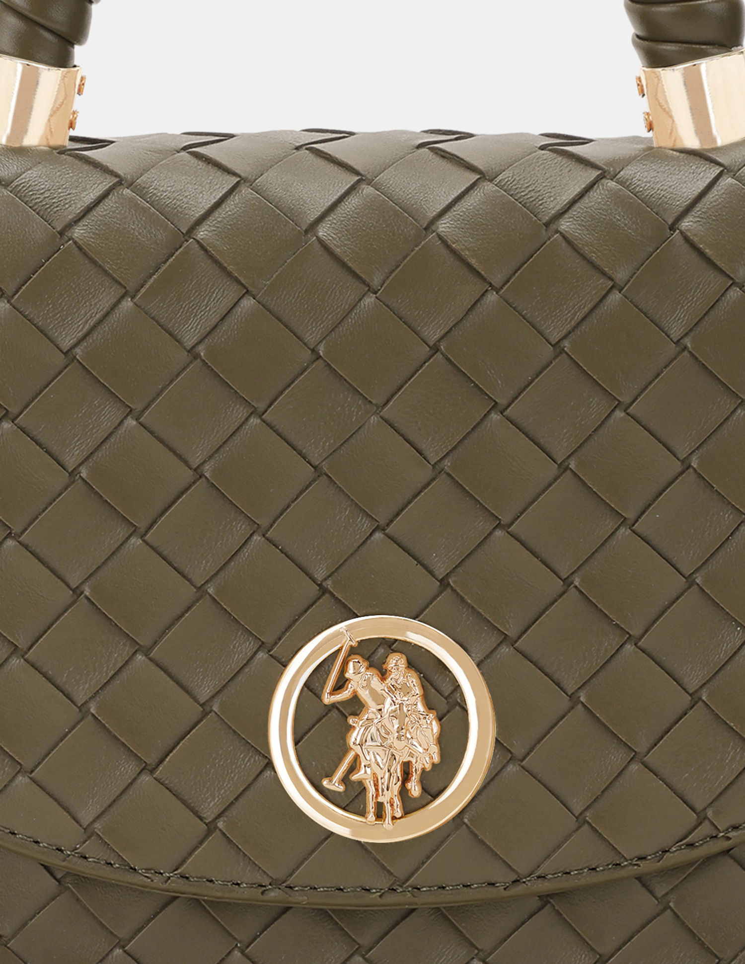 U.S. Polo Assn. Women Andra Patterned Weave Crossbody Bag