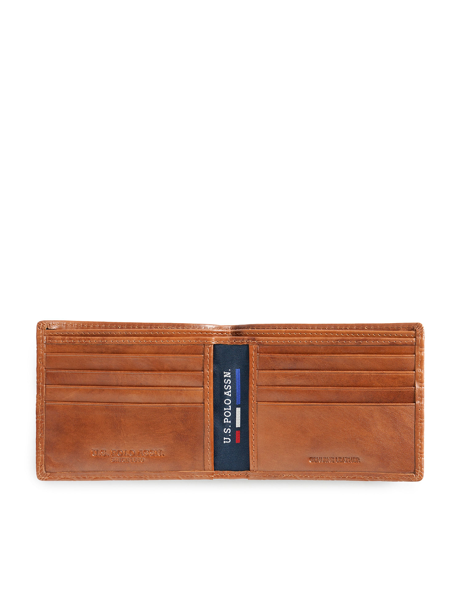U.S. Polo Assn. Bi-Fold Brand Debossed Wallet