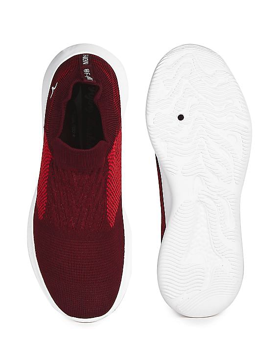 Flying Machine Men Knit Upper Lumin Slip On Shoes