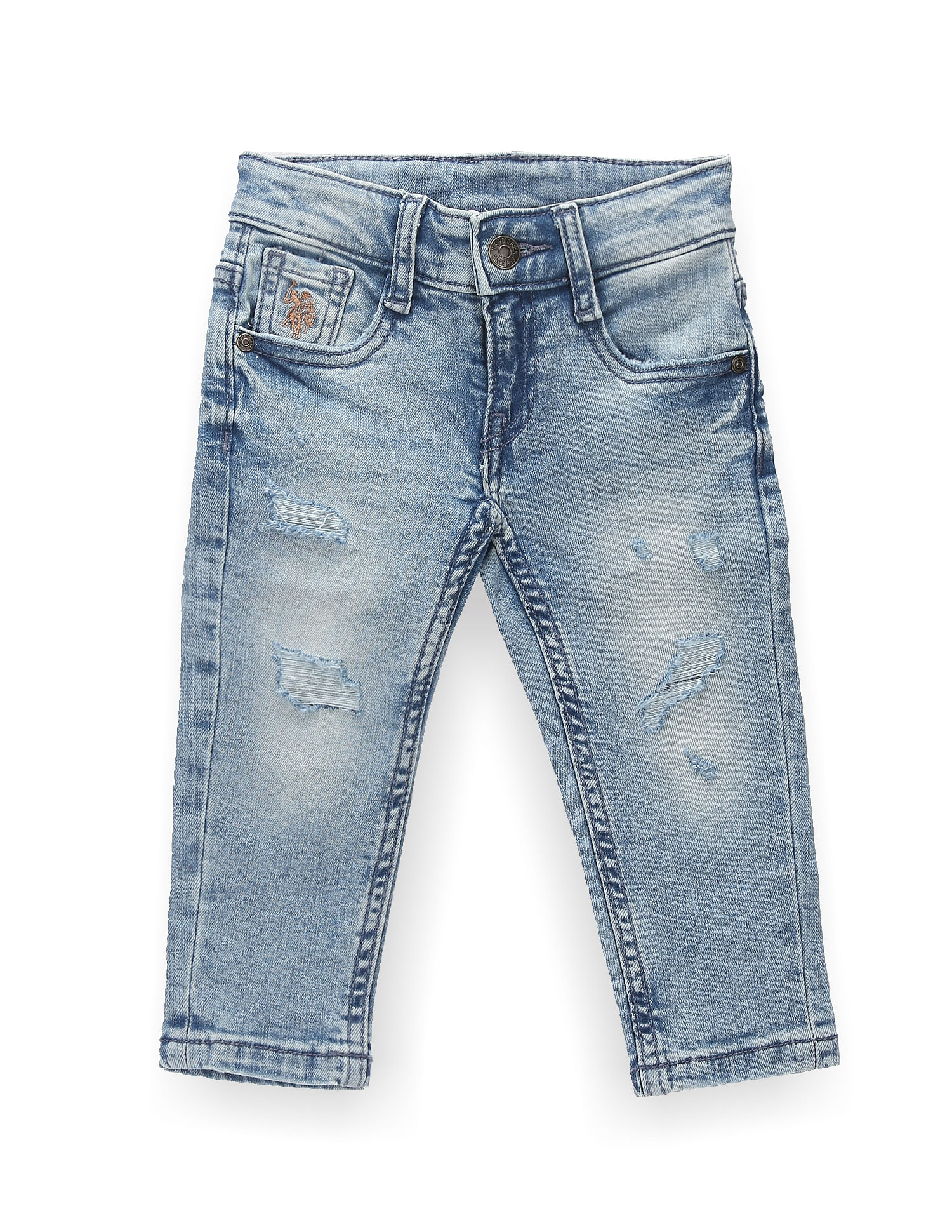 U.S. Polo Assn. Kids Boys Distressed Jeans