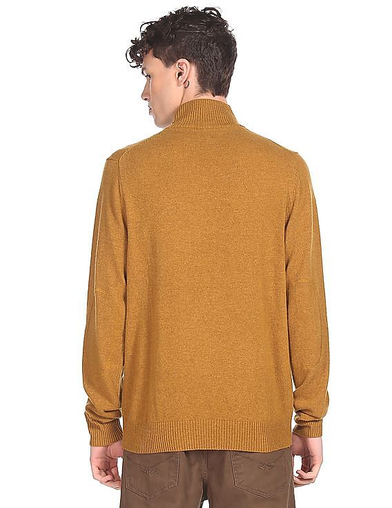 U.S. Polo Assn. High Neck Solid Sweater