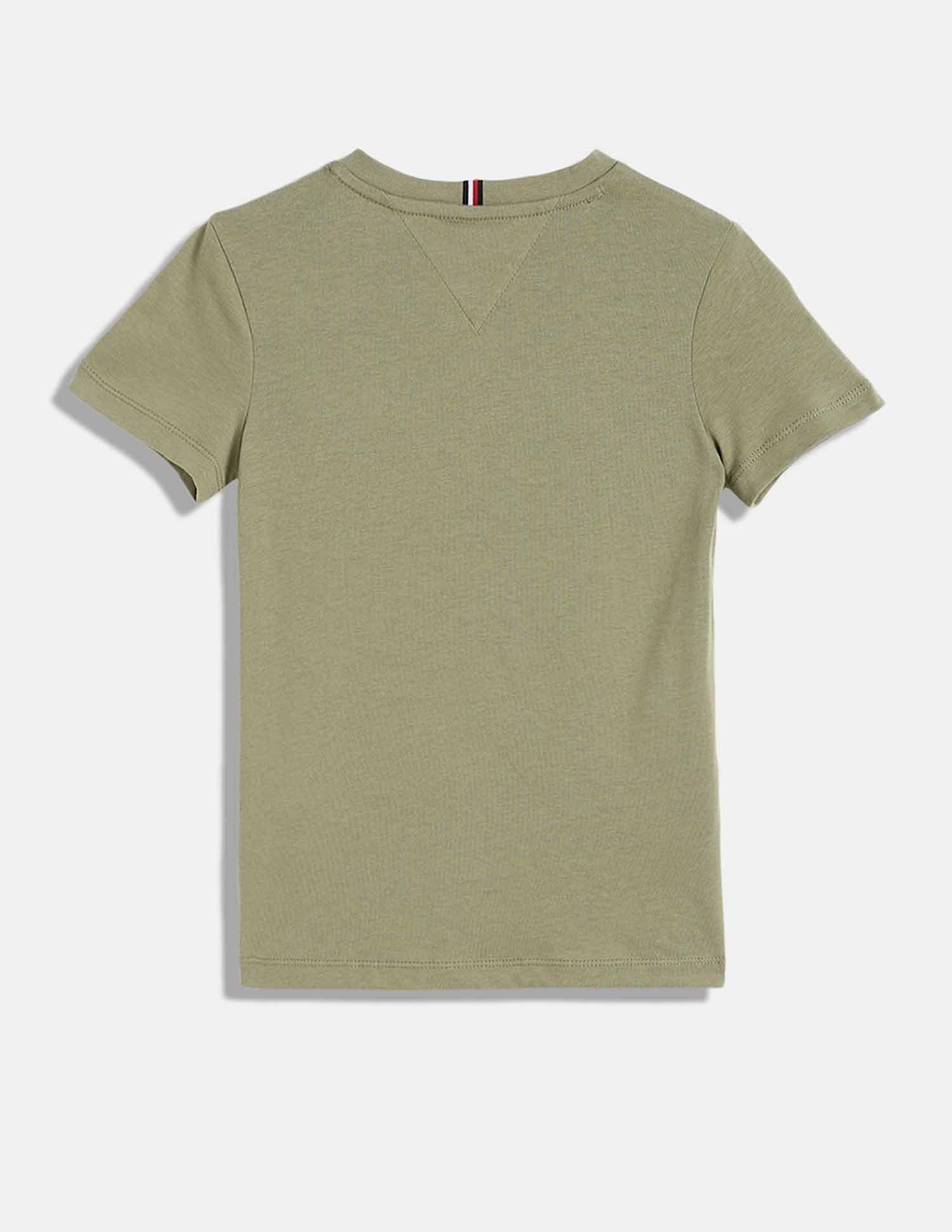 Tommy Hilfiger Kids Boys Logo Regular-Fit Cotton T-Shirt