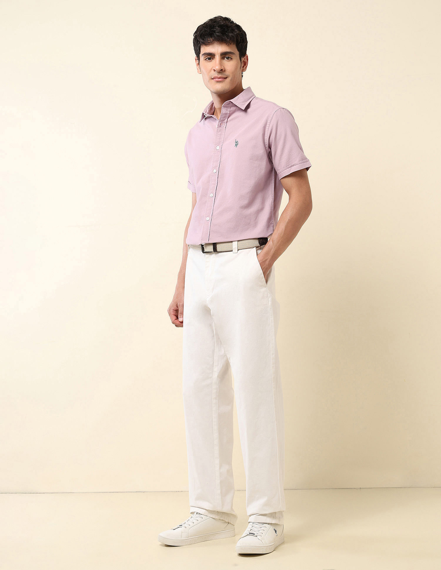 U.S. Polo Assn. Tailored Fit Pure Cotton Oxford Shirt