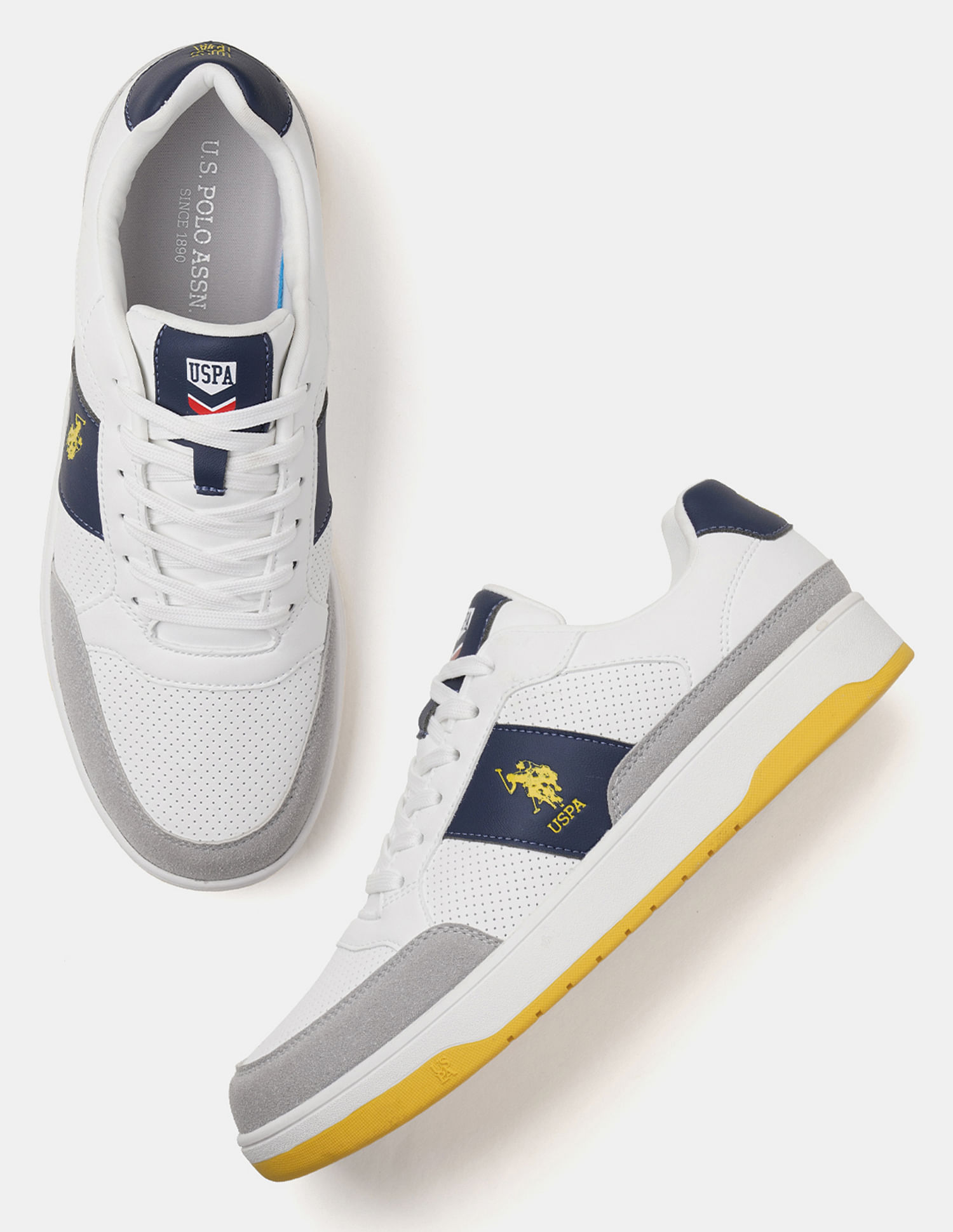U.S. Polo Assn. Men Simon Colour Blocked Sneakers