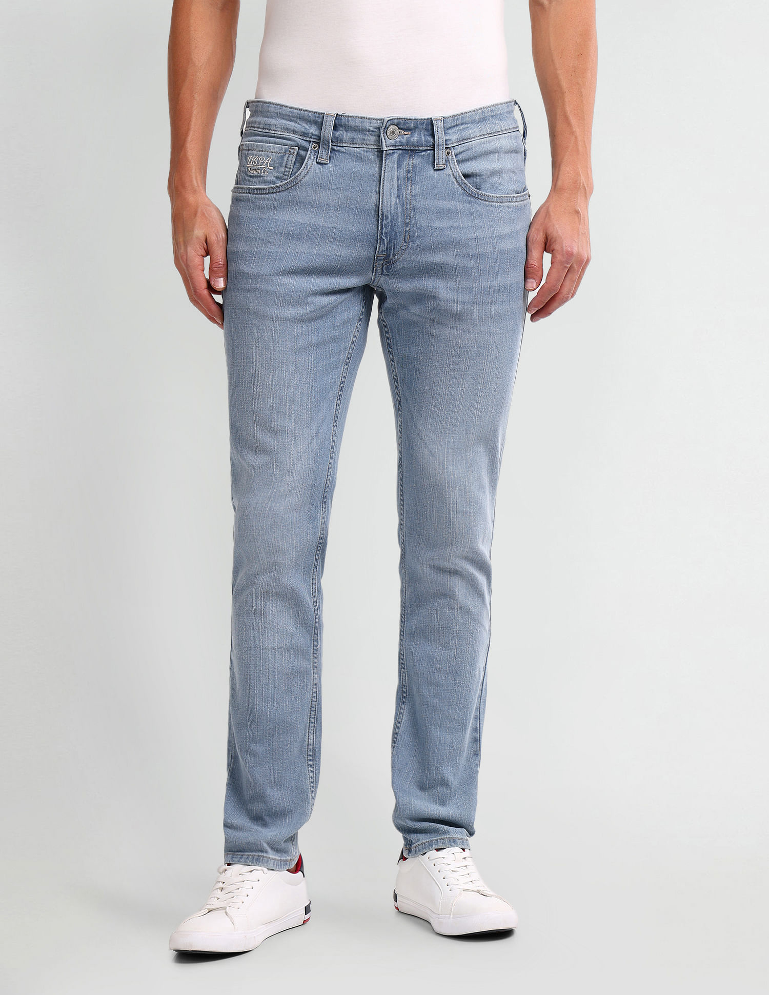 U.S. Polo Assn. Denim Co. Brandon Slim Tapered Blue Jeans