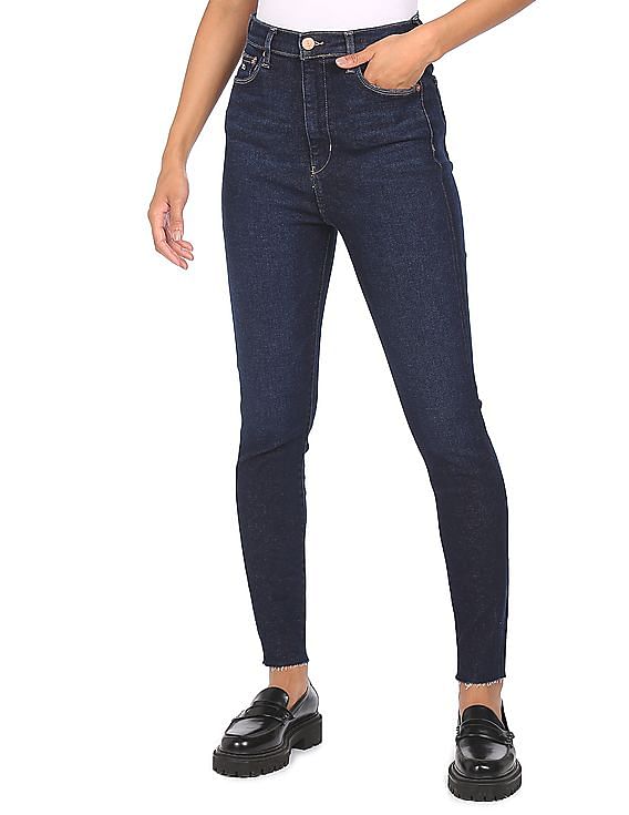 Tommy hilfiger jeans women size 27/30 uk 6 Low rise... - Depop