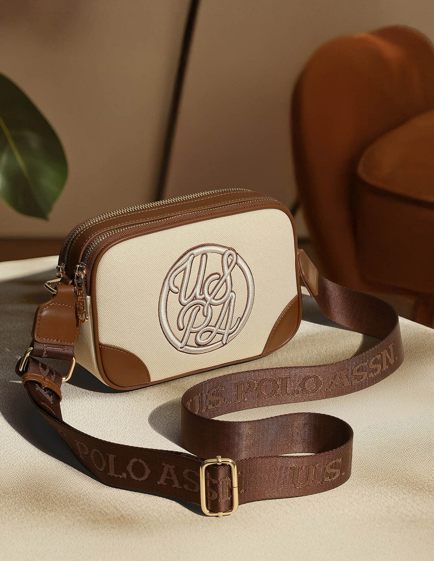 U.S. Polo Assn. Zena Monogram Cross Body Bag
