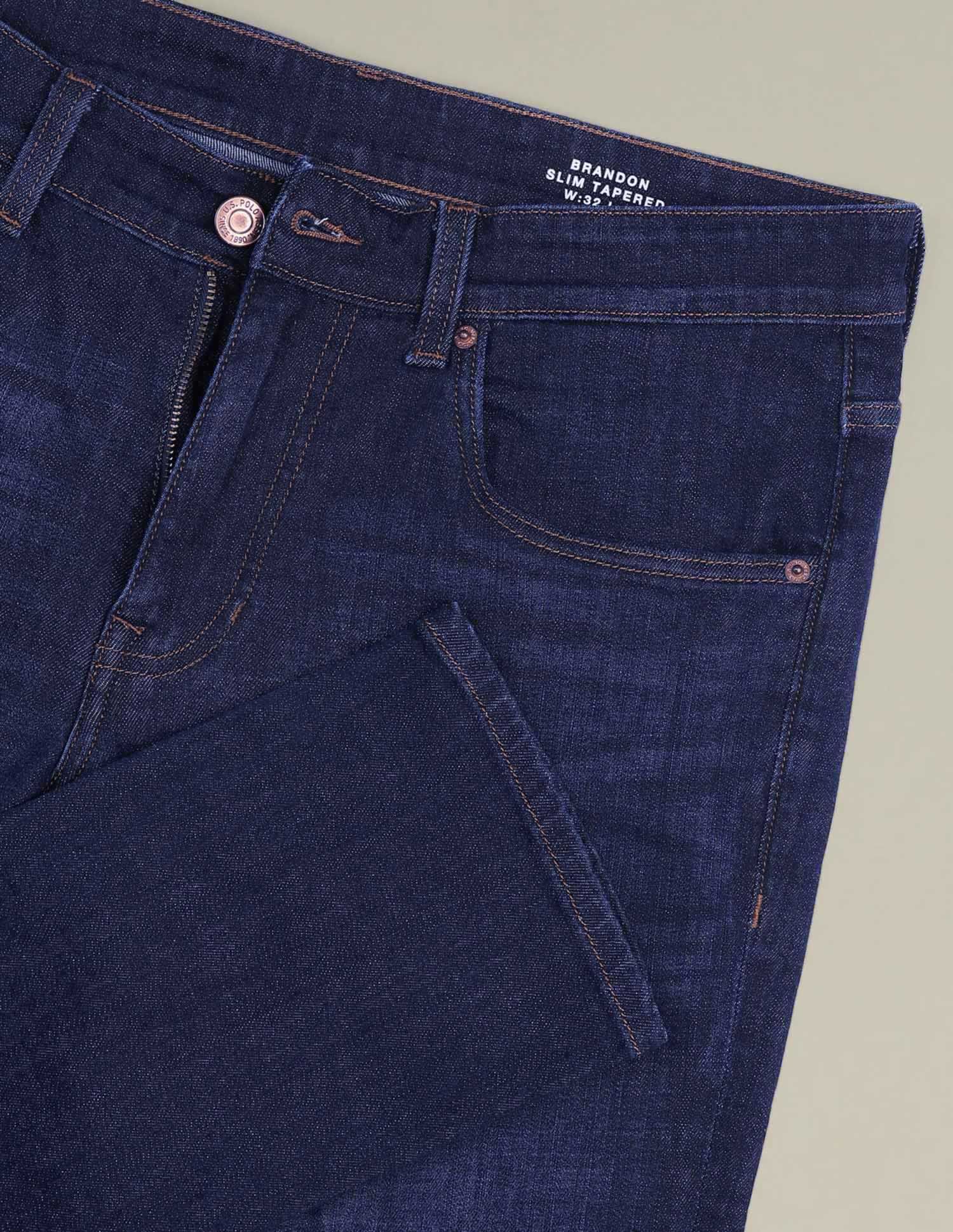 U.S. Polo Assn. Denim Co. Brandon Slim Tapered Fit Blue Jeans