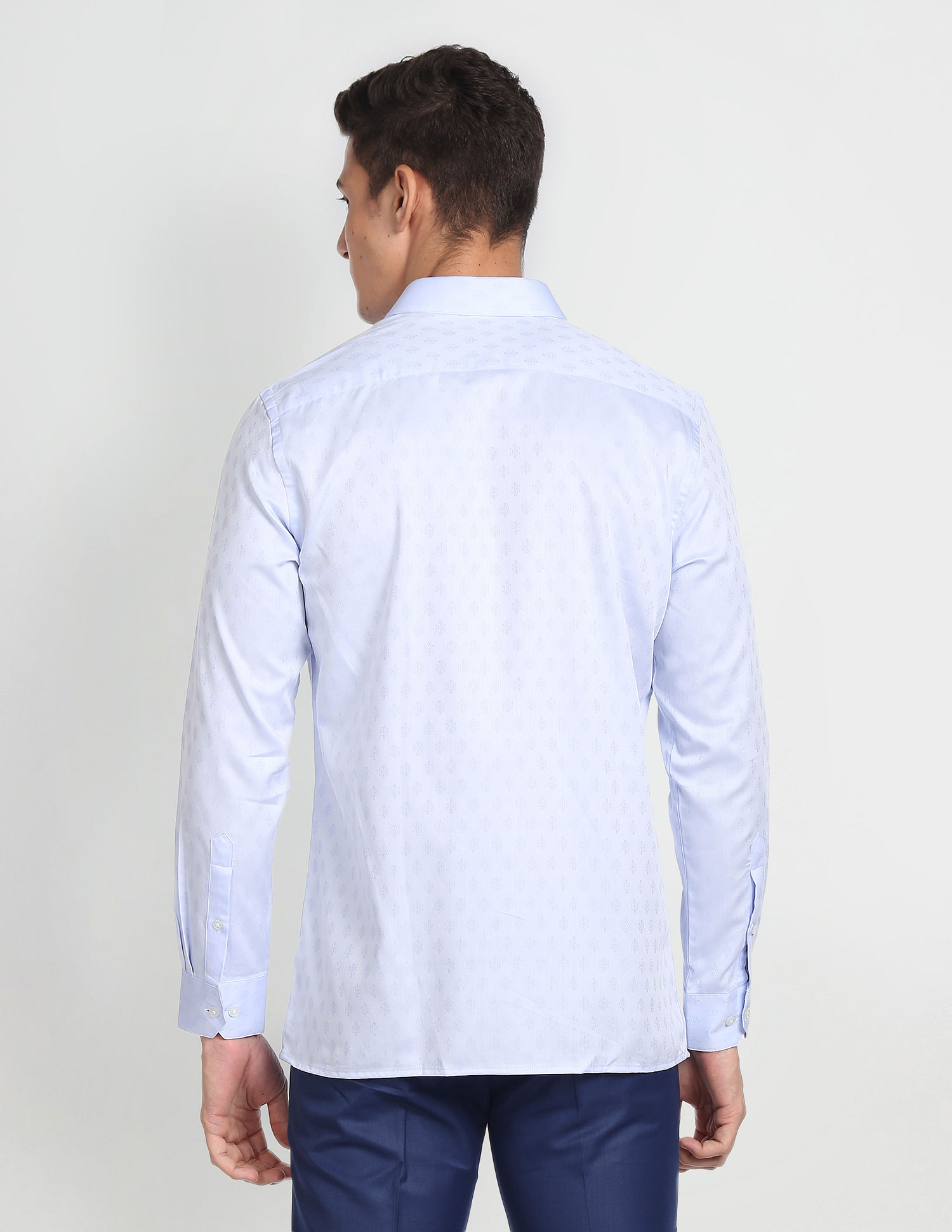 Arrow Jacquard Cotton Shirt