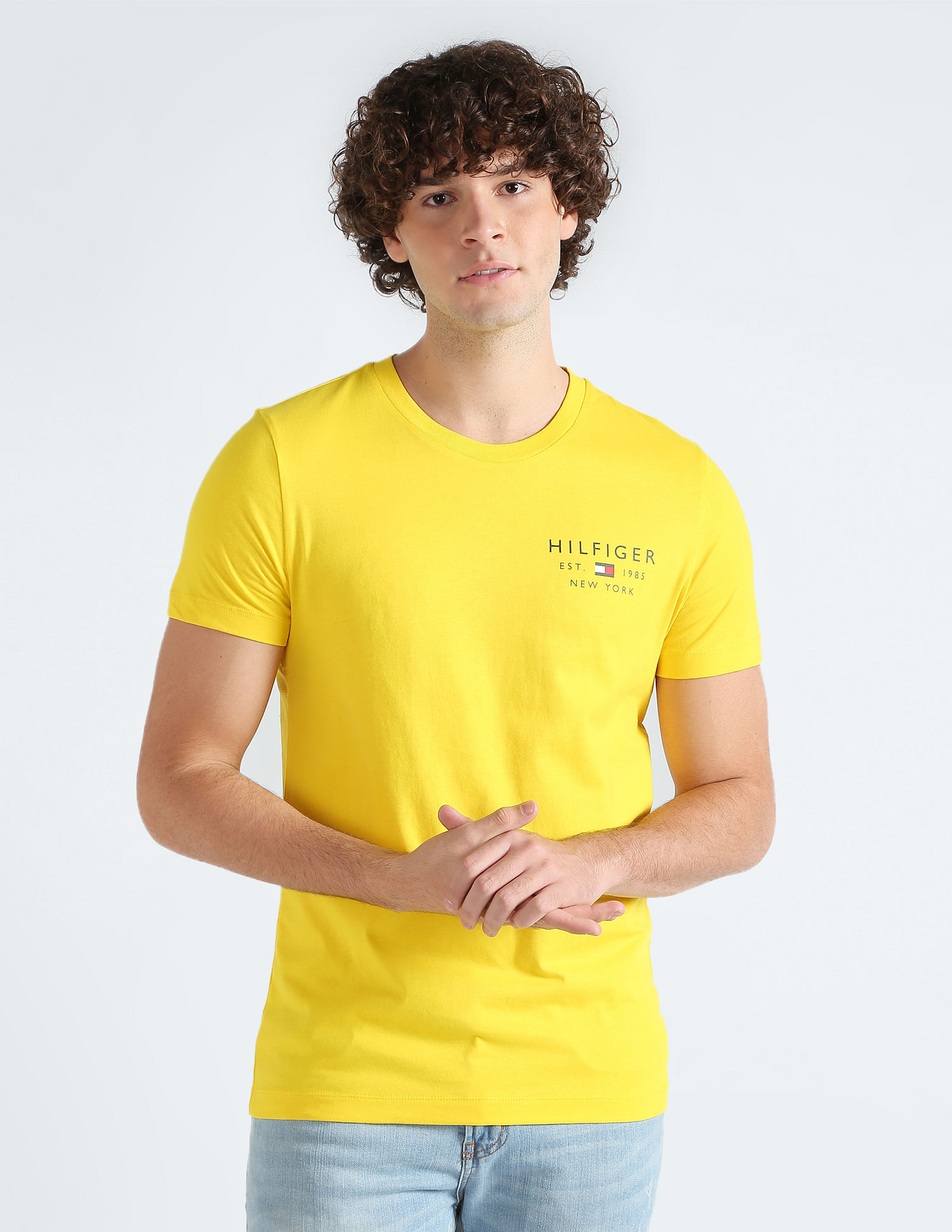 Tommy Hilfiger Organic Cotton Logo Slim Fit T-Shirt