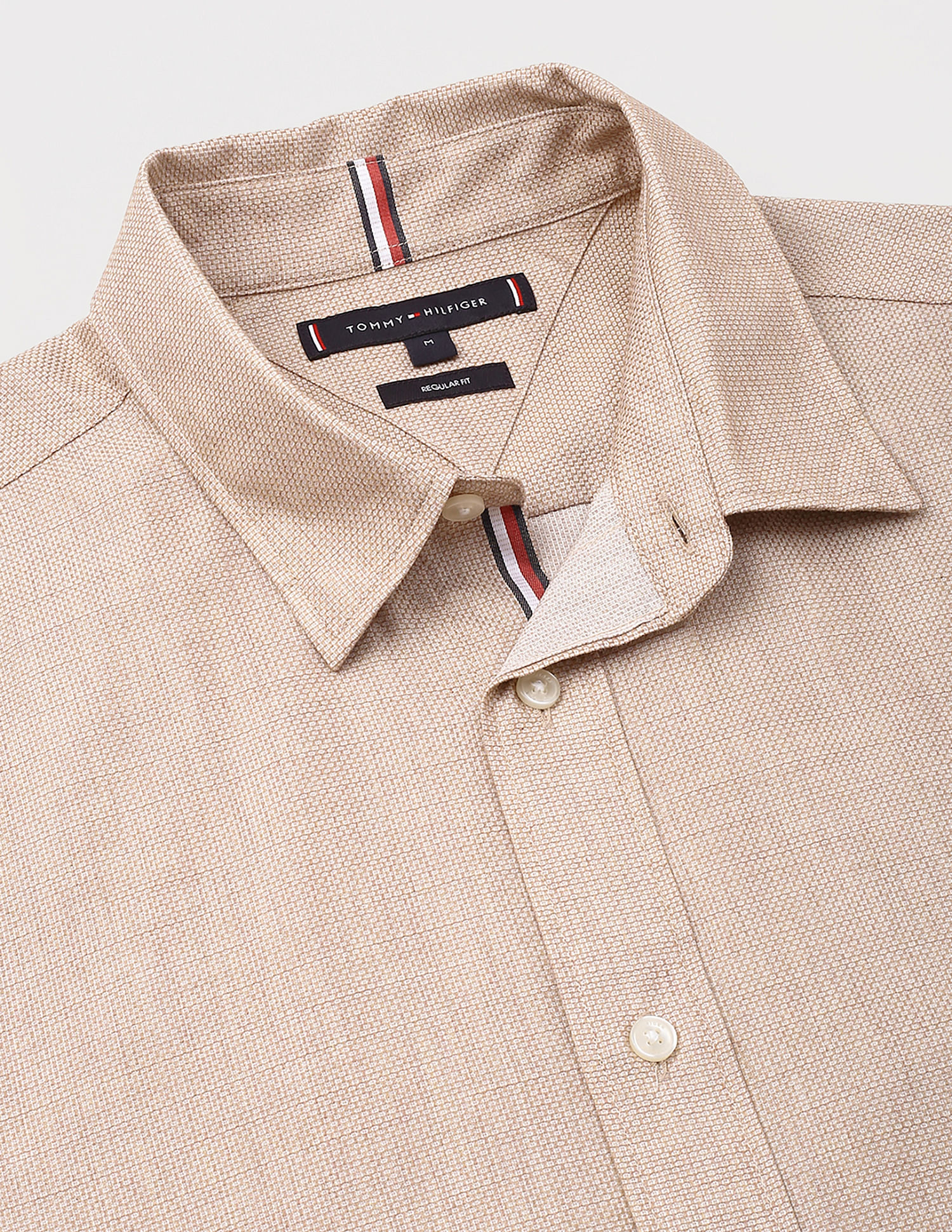 Tommy Hilfiger Melange Twill Regular Fit Shirt