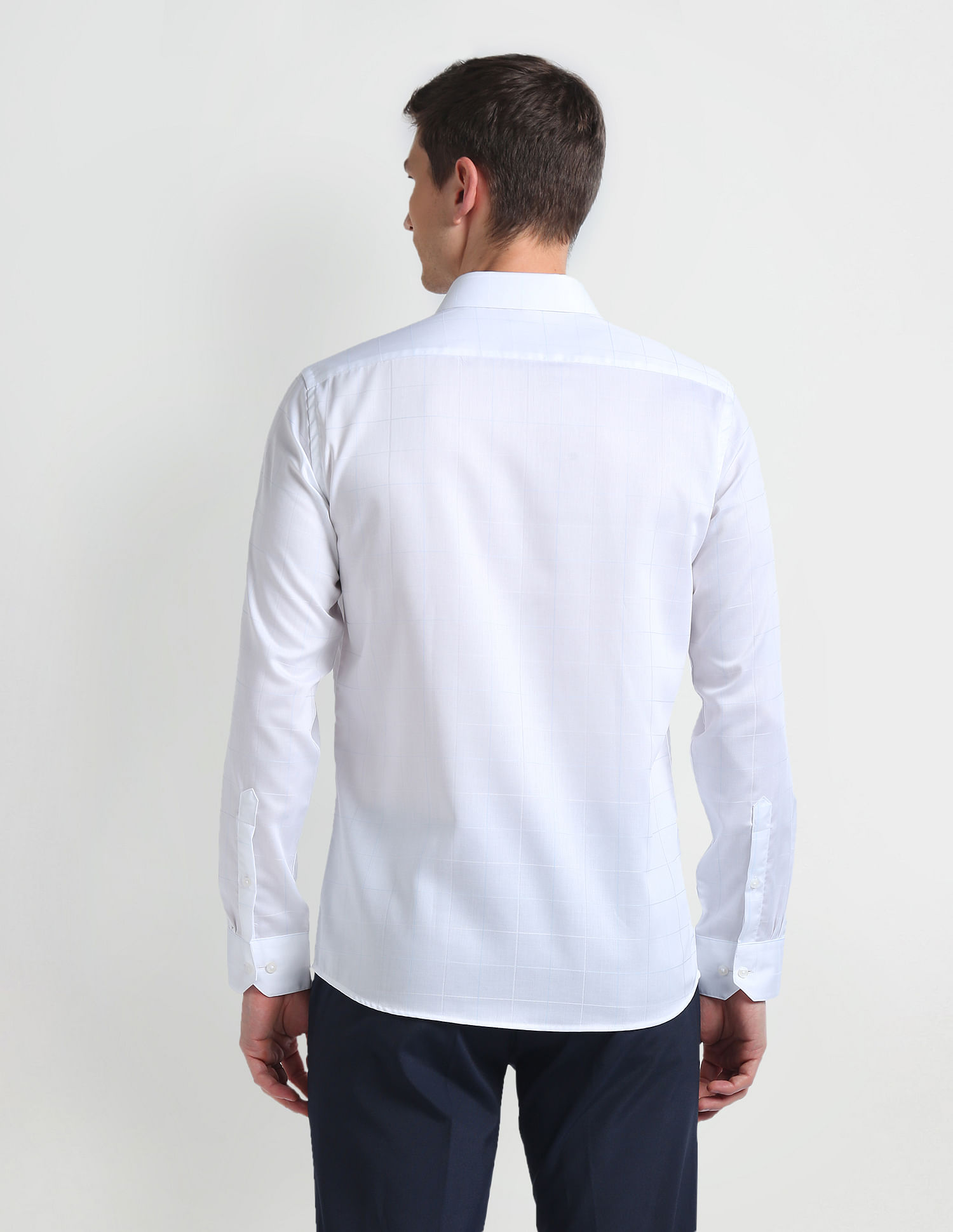 Arrow Manhattan Slim Graph Check Shirt