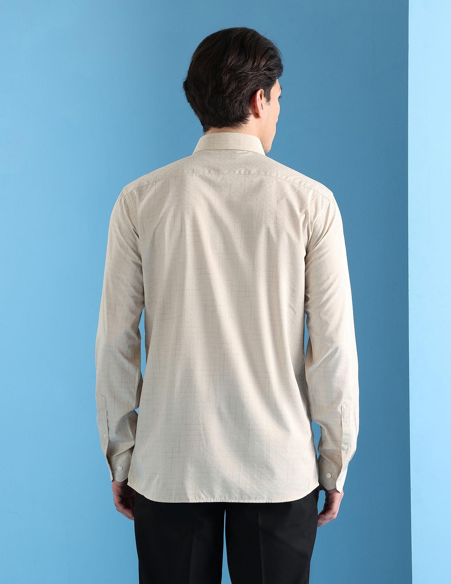 Arrow Manhattan Slim Fit Dobby Velocity Shirt