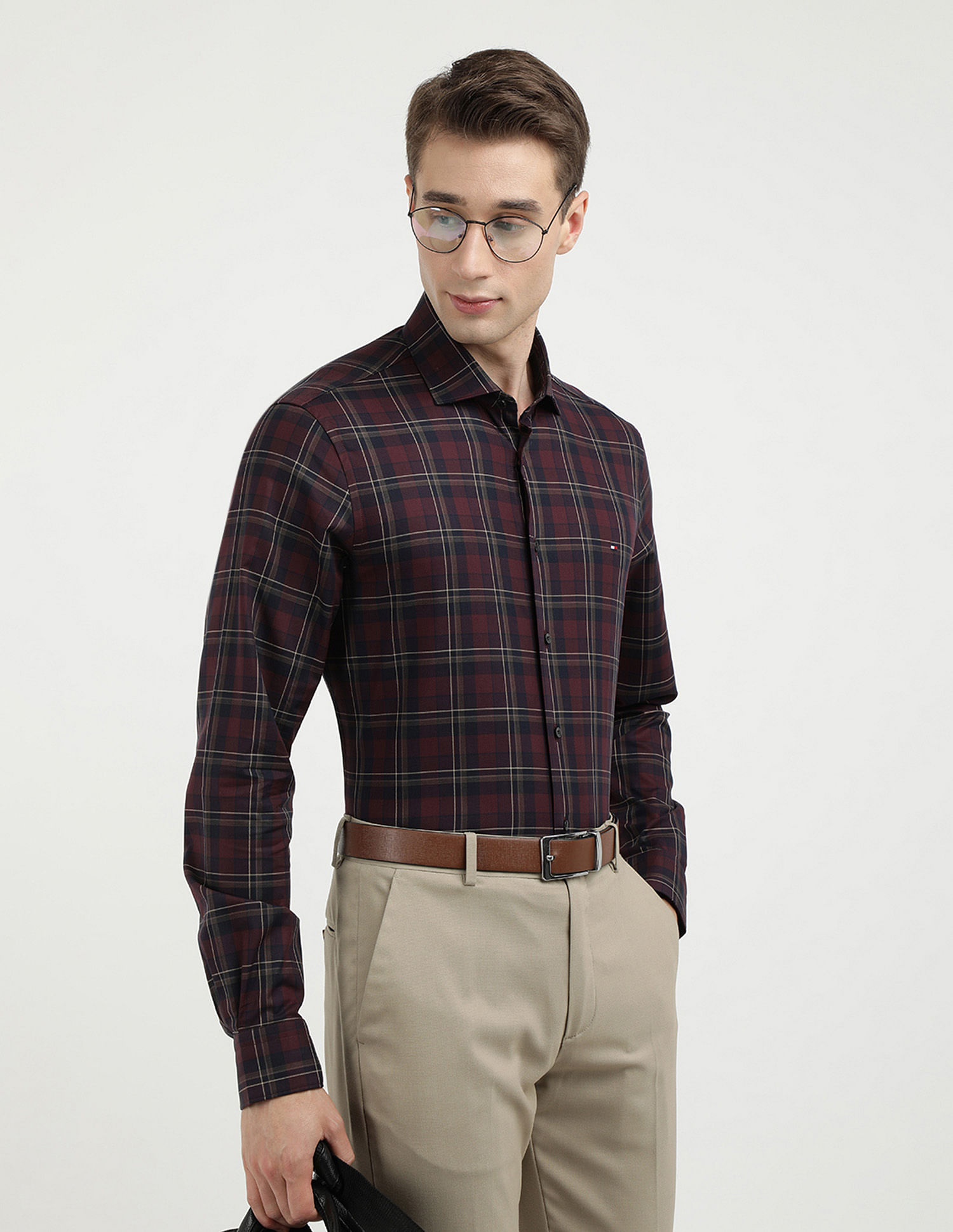 Tommy Hilfiger Dark Large Check Shirt