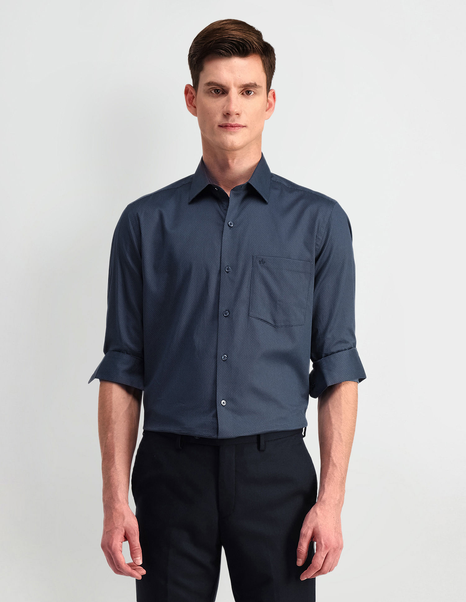 Arrow Abstract Print Cotton Shirt