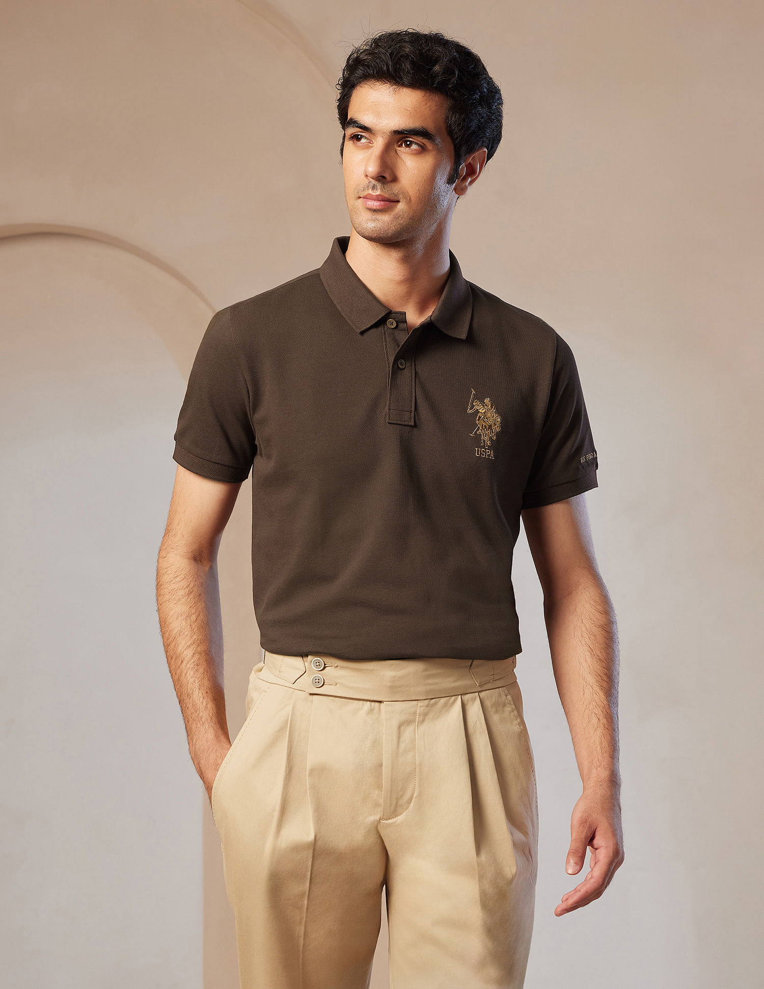 U.S. Polo Assn. Pacho X Slim Fit Cotton Polo Shirt