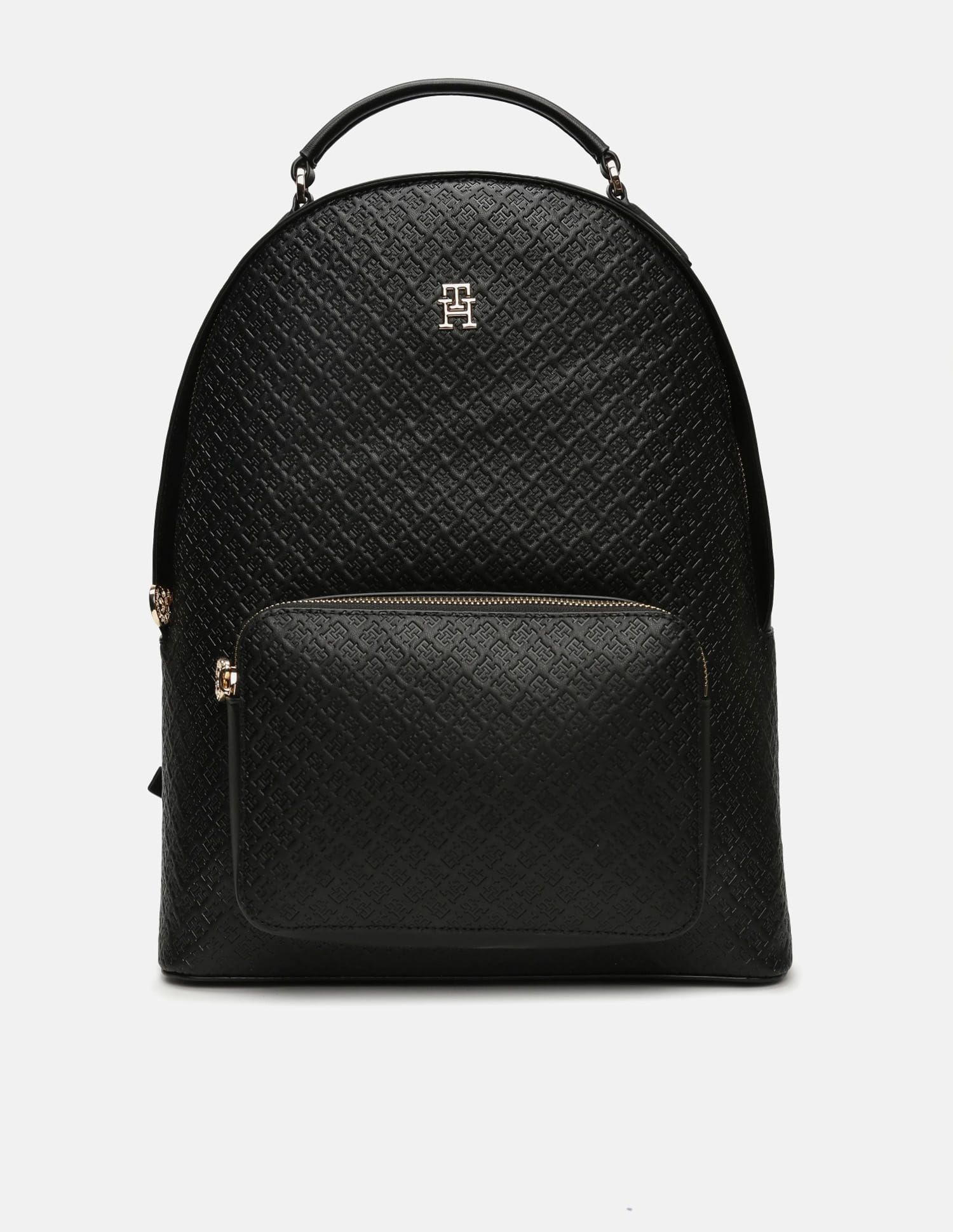 Tommy Hilfiger Quilted Black Nylon Backpack with Front Pocket Tommy Hilfiger Backpack Womens Black Quilted | Mercari main image 2