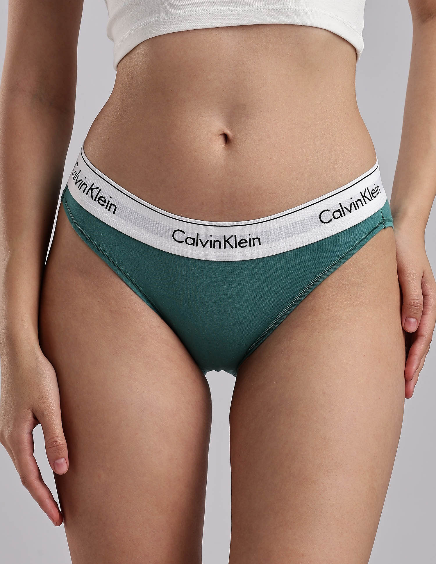 Calvin Klein Underwear Womens Blue Solid Panties