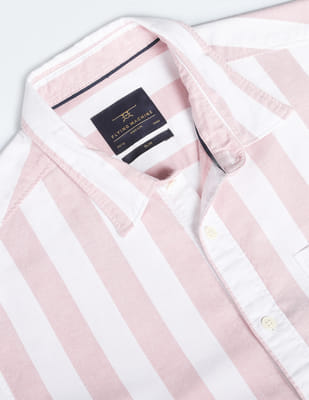 トップス Matt  Buy Flying Machine Vertical Stripe Oxford Shirt - NNNOW.com
