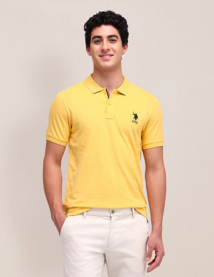 U S Polo Assn Solid Slim Fit Polo Shirt