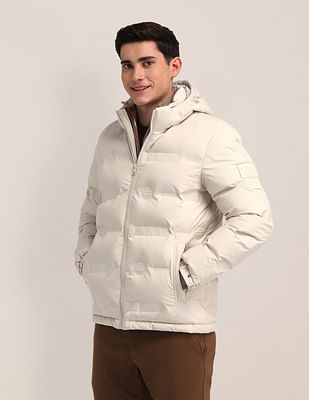 U S Polo Assn Detachable Hood Padded Jacket