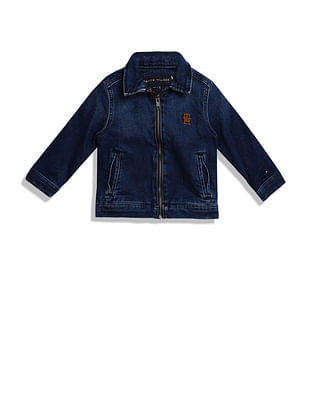 Tommy Hilfiger Kids Boys Recycled Cotton Ivy Denim Jacket