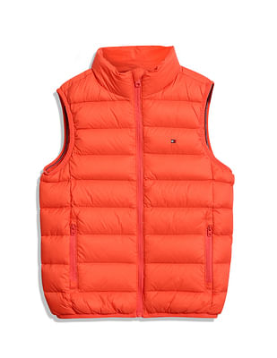 Tommy Hilfiger Kids Girls Recycled Nylon Sleeveless Jacket