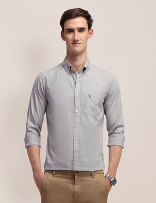 U S Polo Assn Tailored Fit Cotton Shirt