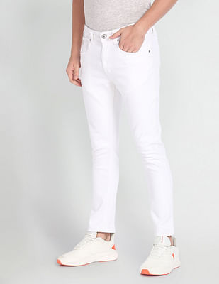 U S Polo Assn Denim Co Henry Cropped Fit White Jeans