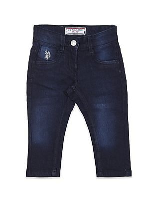 U S Polo Assn Kids Dark Stone Wash Slim Fit Jeans