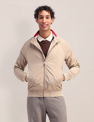 U S Polo Assn Solid Regular Fit Jacket