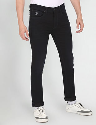 U S Polo Assn Denim Co Regallo Skinny Fit Black Jeans