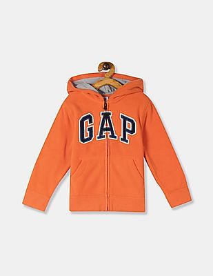 gap hoodie orange