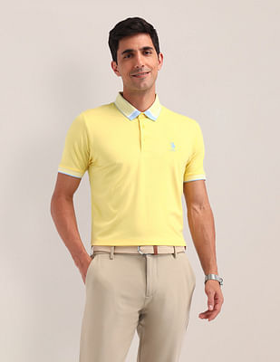 U S Polo Assn Solid Slim Fit Polo Shirt