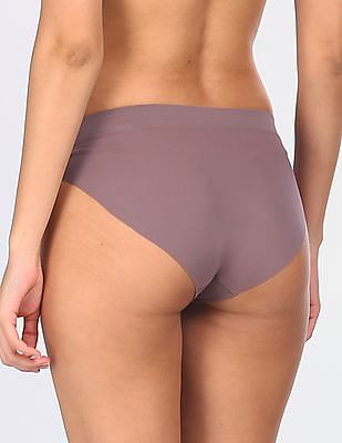 Buy Calvin Klein Underwear Women Nude Elasticized Waist Infinite Flex Mesh  Insert Bikini Panties 