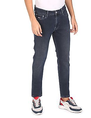 Tommy Hilfiger Men Dark Blue Mid Rise Simon Skinny Fit Jeans