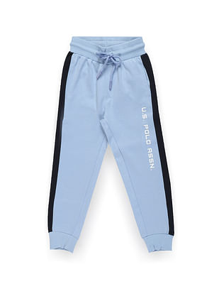 U S Polo Assn Kids Boys Colour Block Coordinate Joggers