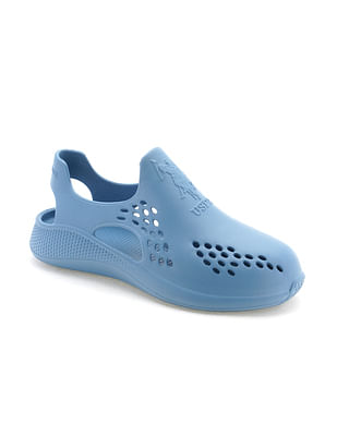 U S Polo Assn Men Noan Blue Foam Walk Clogs