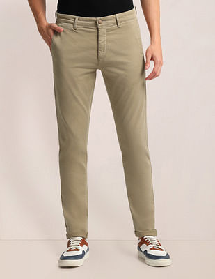 U S Polo Assn Slim Straight Fit Dobby Chinos