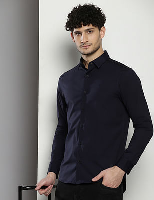 Calvin Klein Contrast Tape Slim Fit Shirt