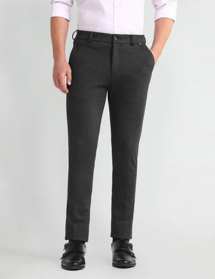 Arrow Newyork Smart Flex Heathered Trousers