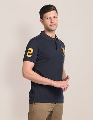 U S Polo Assn Short Sleeve Solid Polo Shirt